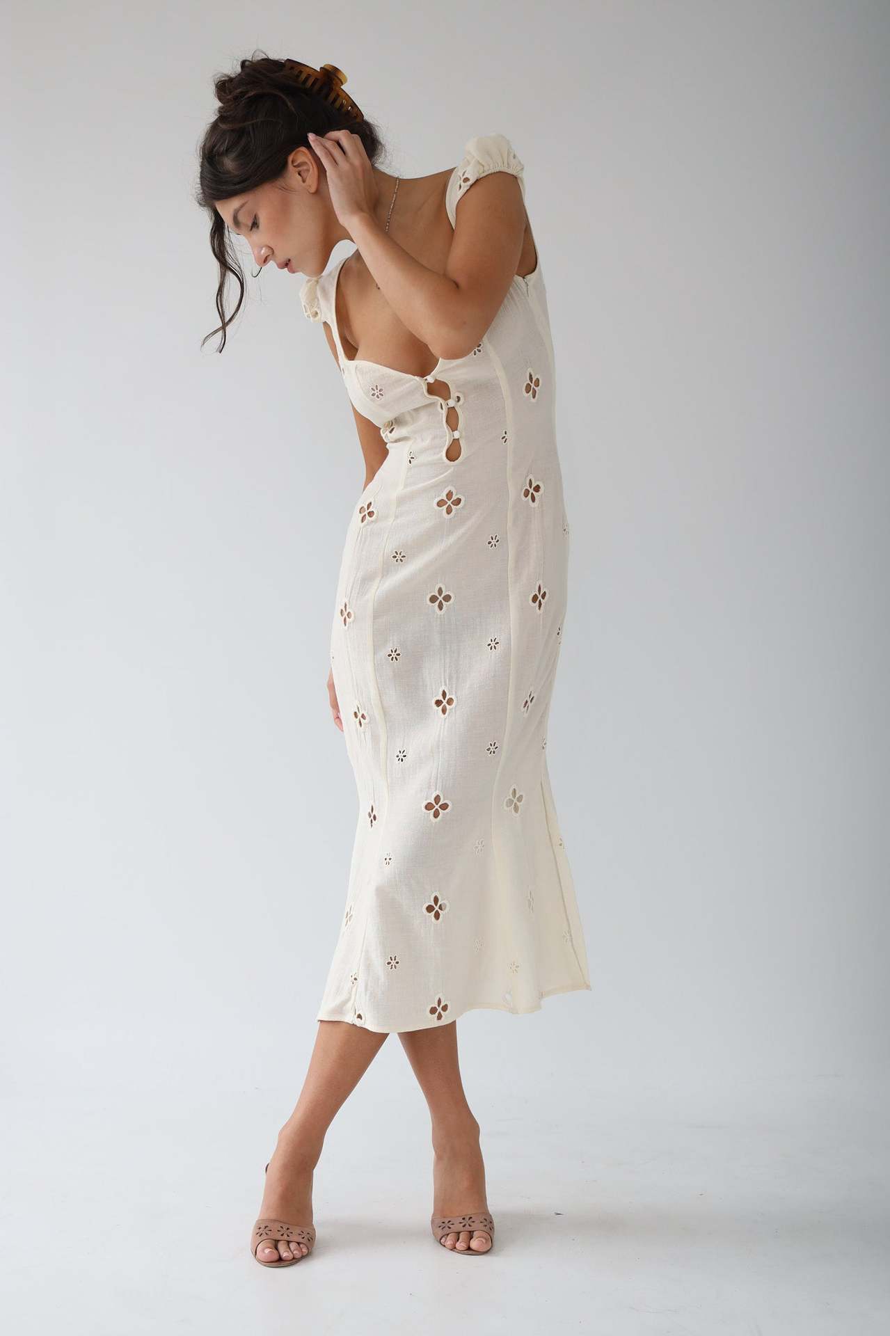 Isabella | Dress with clover pattern