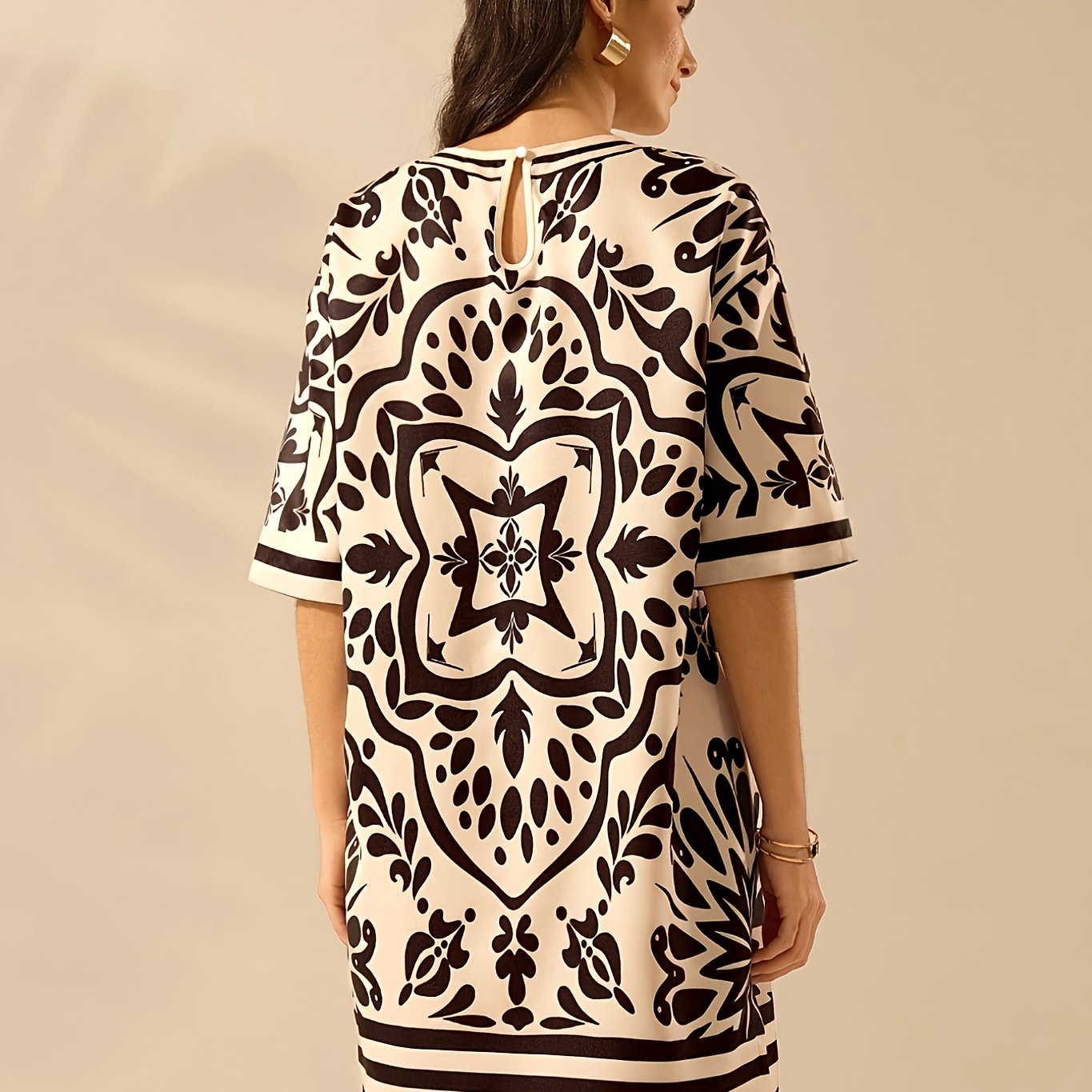 Mabel | Tunic with slit - Boho style
