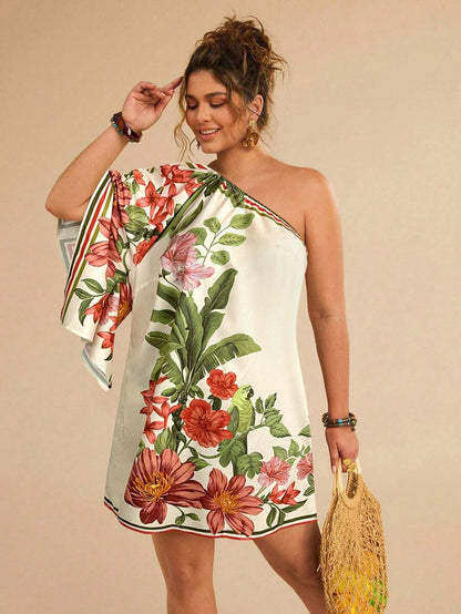Annie | one-shoulder mini dress