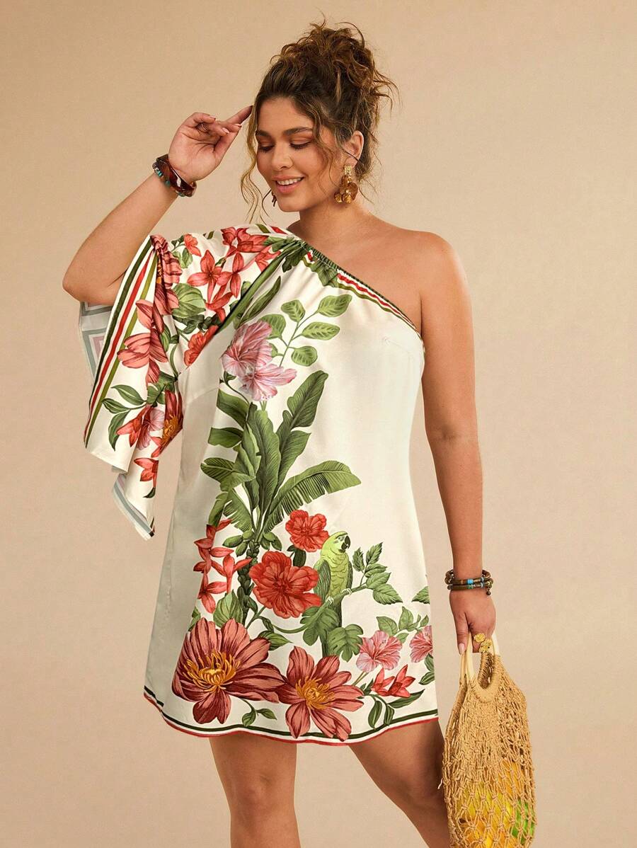 Annie | one-shoulder mini dress
