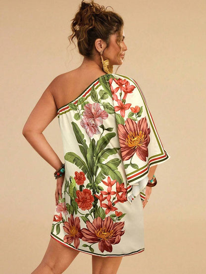 Annie | one-shoulder mini dress