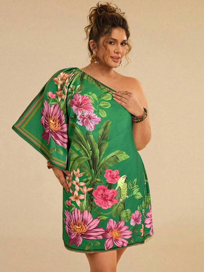 Annie | one-shoulder mini dress