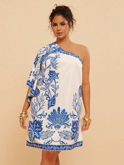 Annie | one-shoulder mini dress