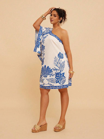 Annie | one-shoulder mini dress