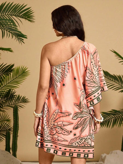 Annie | one-shoulder mini dress