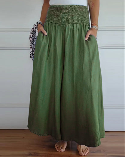 CORINE | Long Summer Skirt with Pockets!