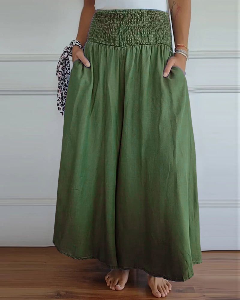 CORINE | Long Summer Skirt with Pockets!
