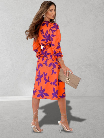 Amara | Maxi jurk met bloemenprint