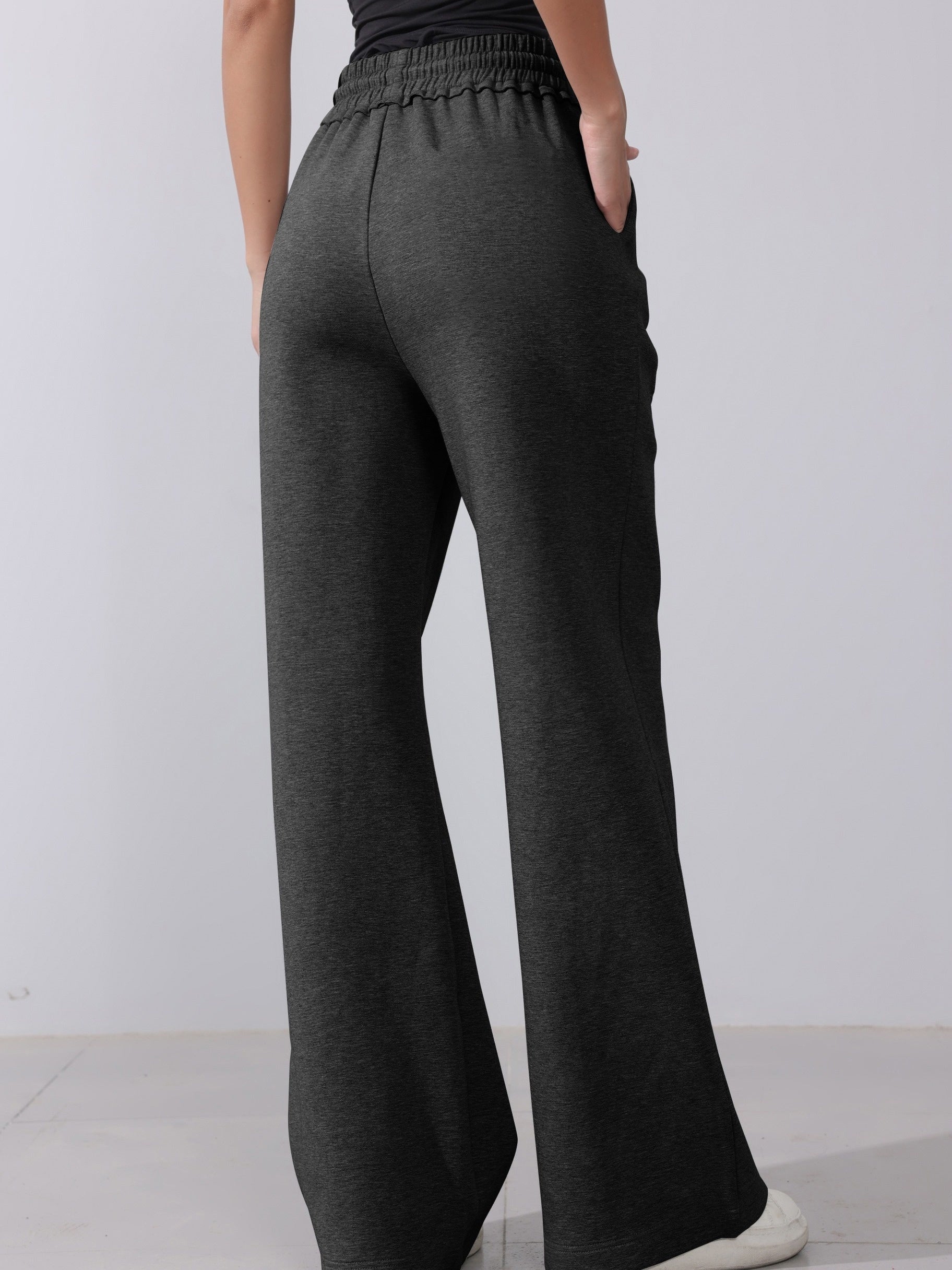 Anicia | Casual cotton piping trousers