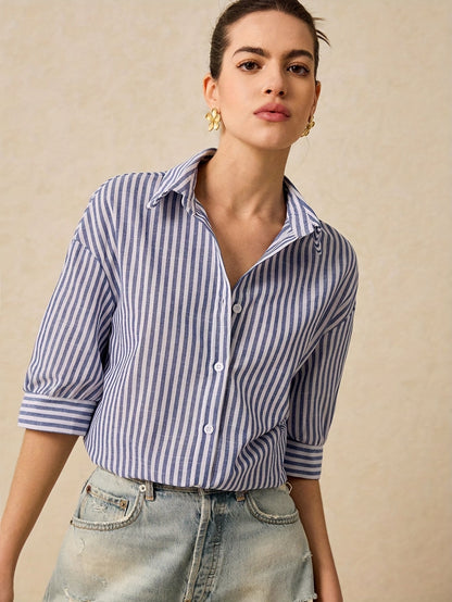 Violet | Blouse with lines