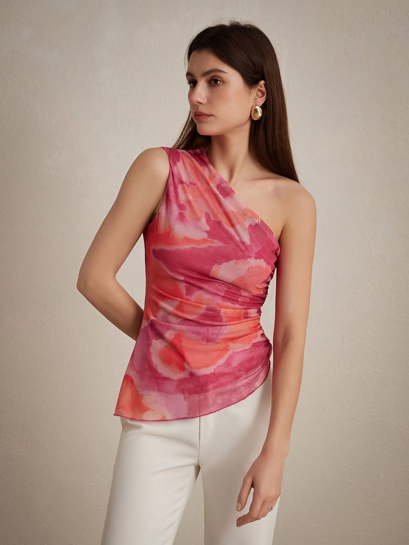 Vicki | Half off-shoulder top