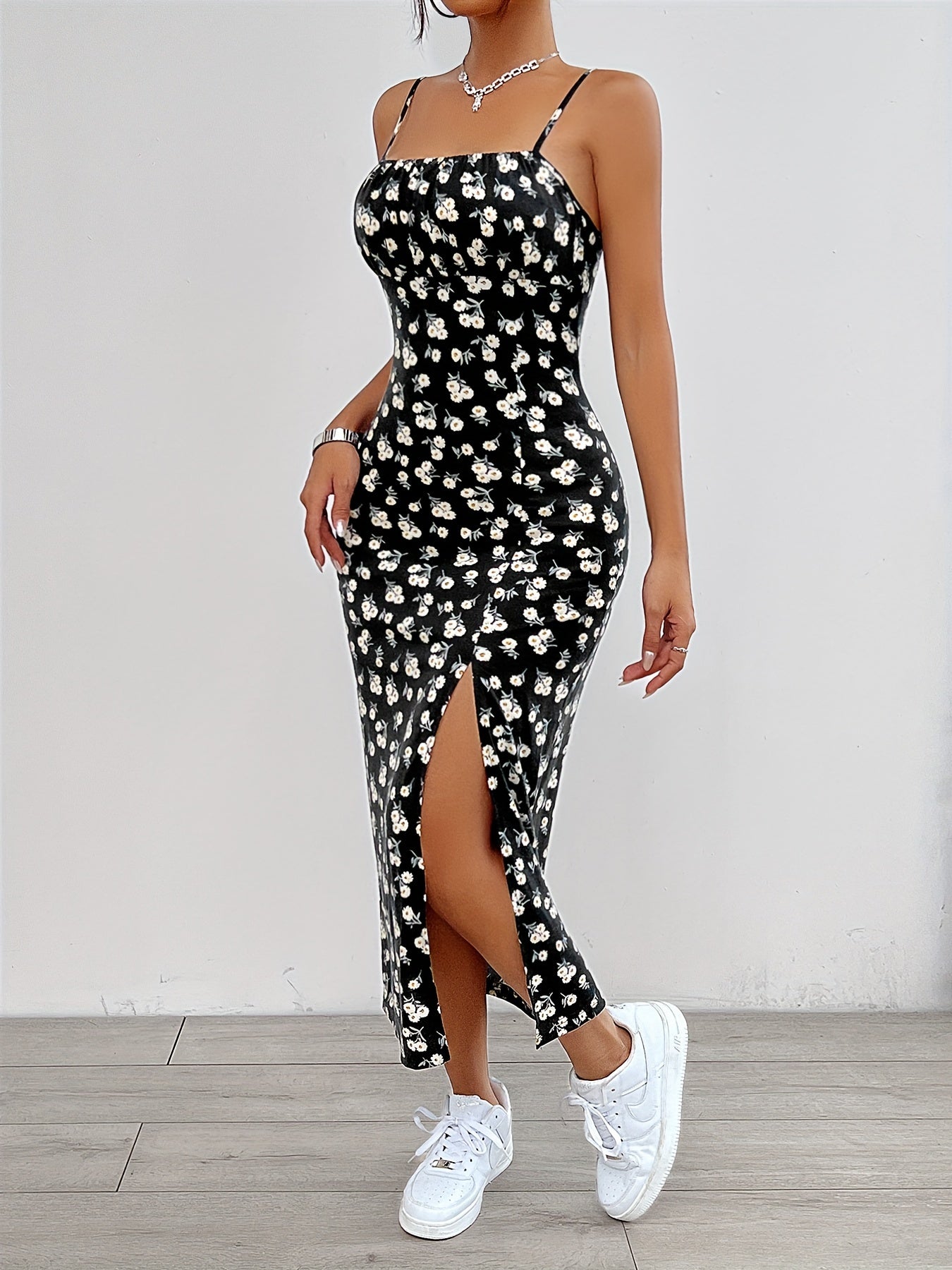 Lincy | Floral Print Cami Dress