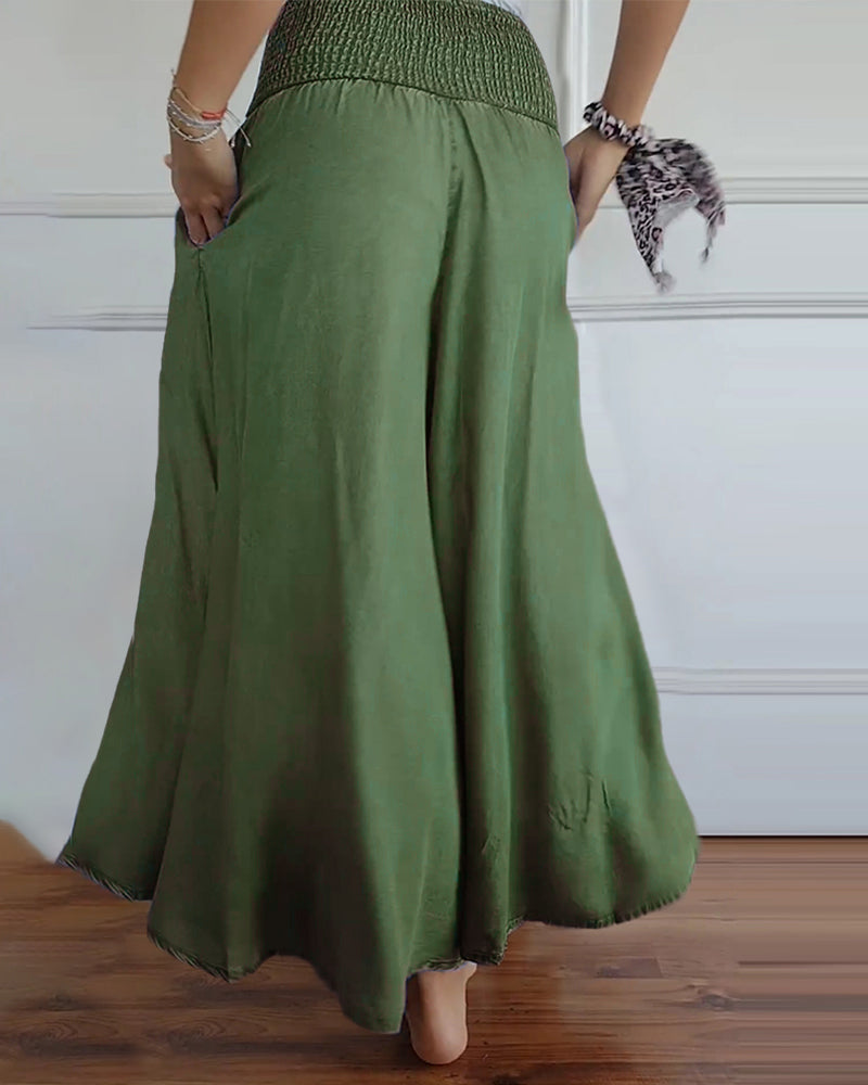 CORINE | Long Summer Skirt with Pockets!