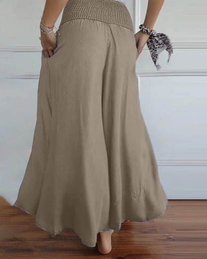 CORINE | Long Summer Skirt with Pockets!