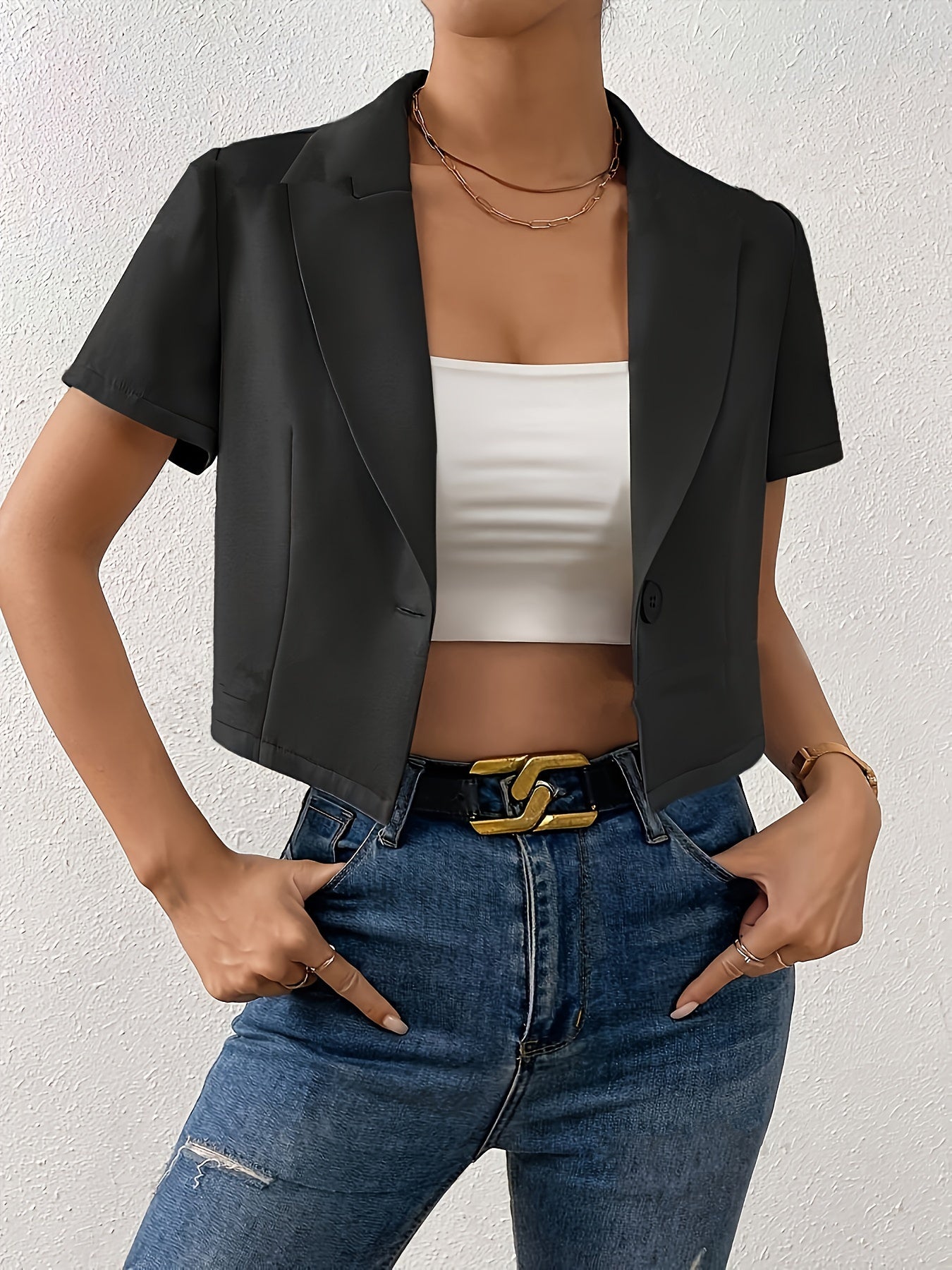 Sheryl | Short Sleeve Blazer