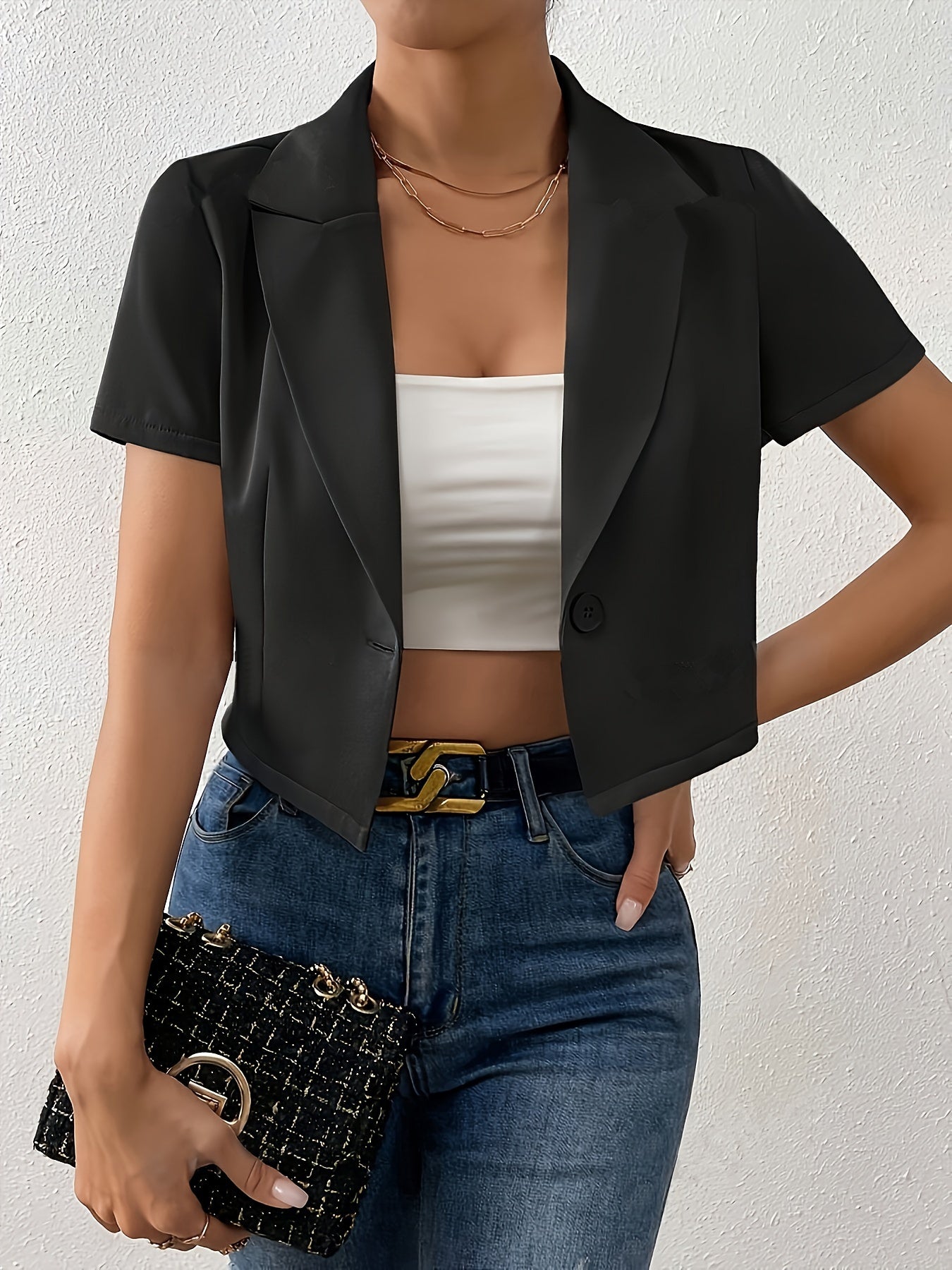Sheryl | Short Sleeve Blazer