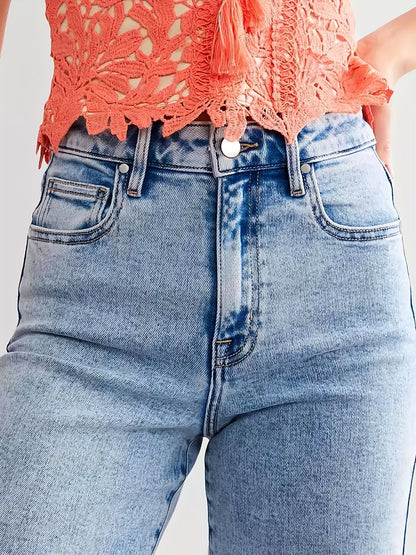 Ellyn | Cropped high waist Jeans