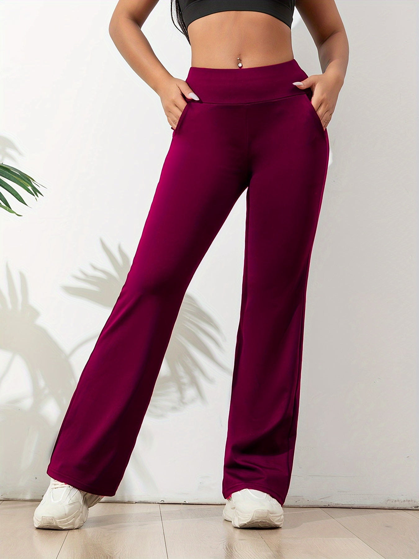 Kelcey | Elastic Casual Yoga Pants