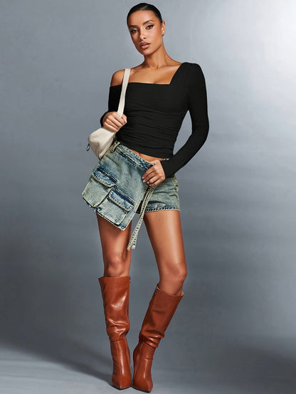 Lucy | Off-shoulder T-shirt