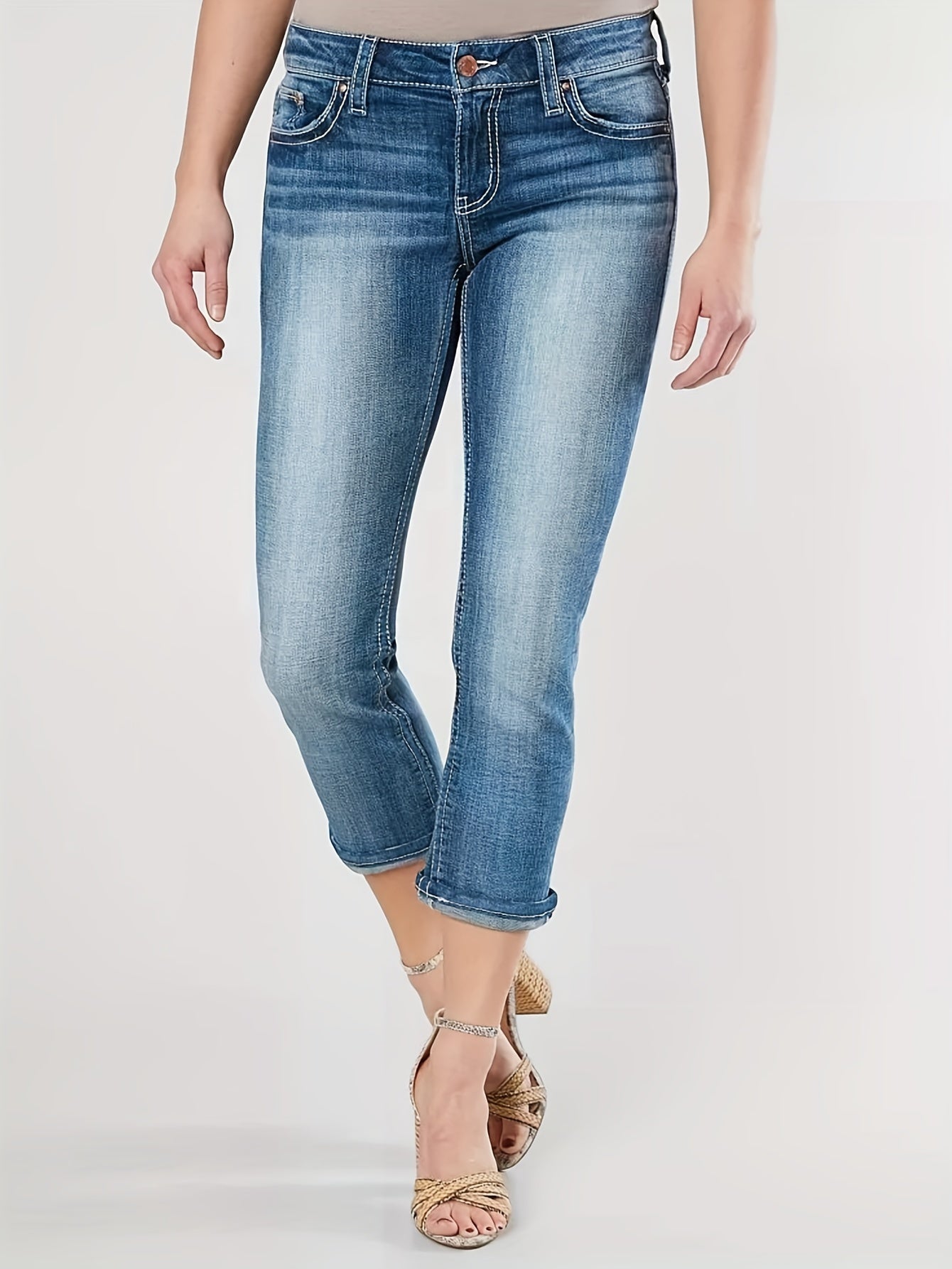 Inda | Retro chic capri jeans