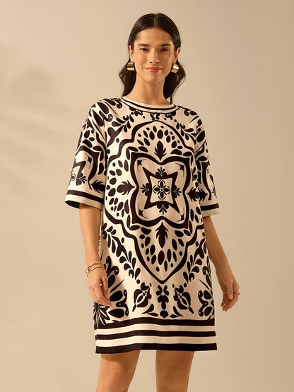 Mabel | Tunic with slit - Boho style
