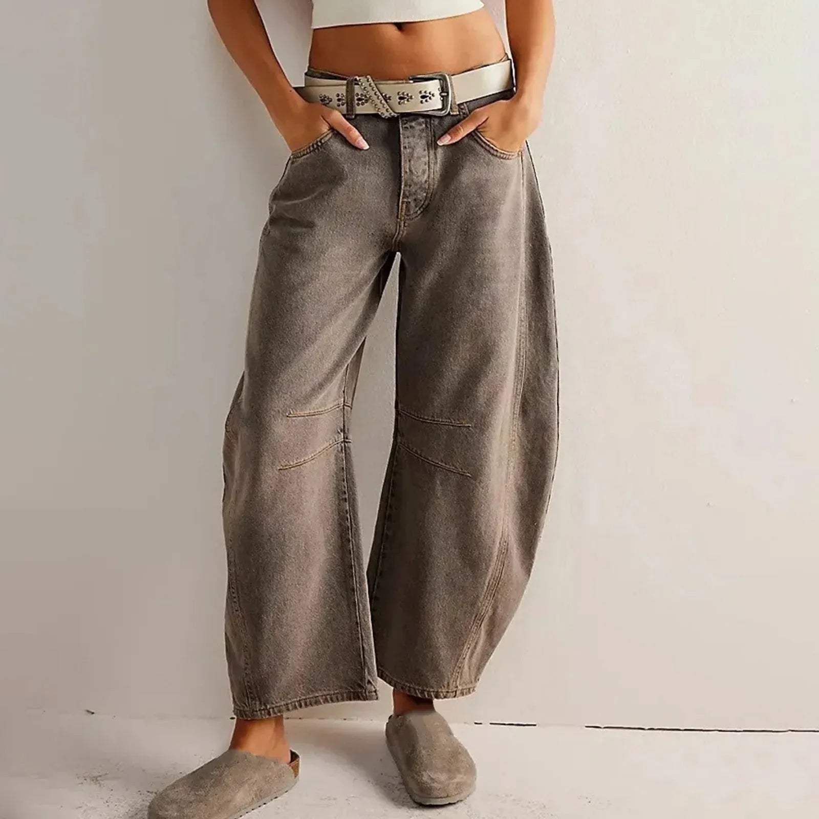 Ella | Denim flair jogger