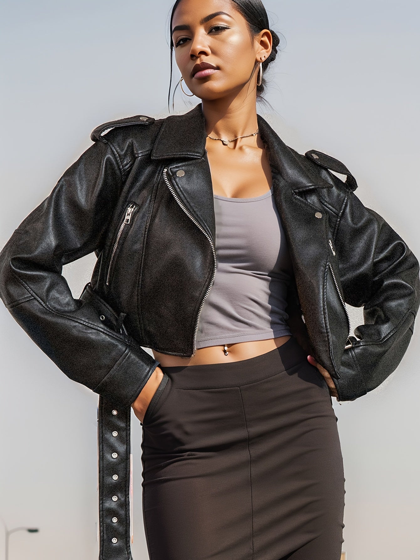 Ciana | Jacket with adjustable belt