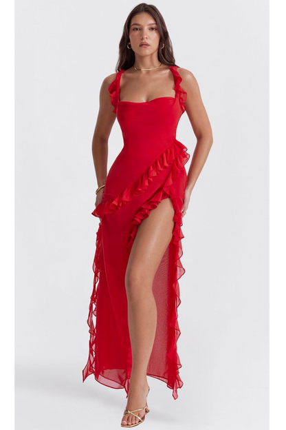 Noa | Dress with ruffles