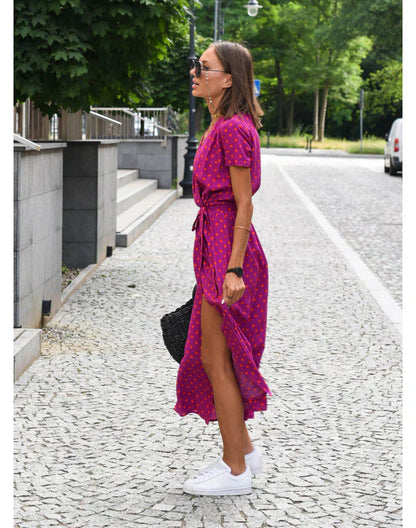 Sigrid Wrap Maxi Dress