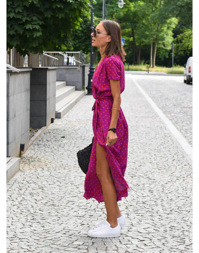 Sigrid Wrap Maxi Dress