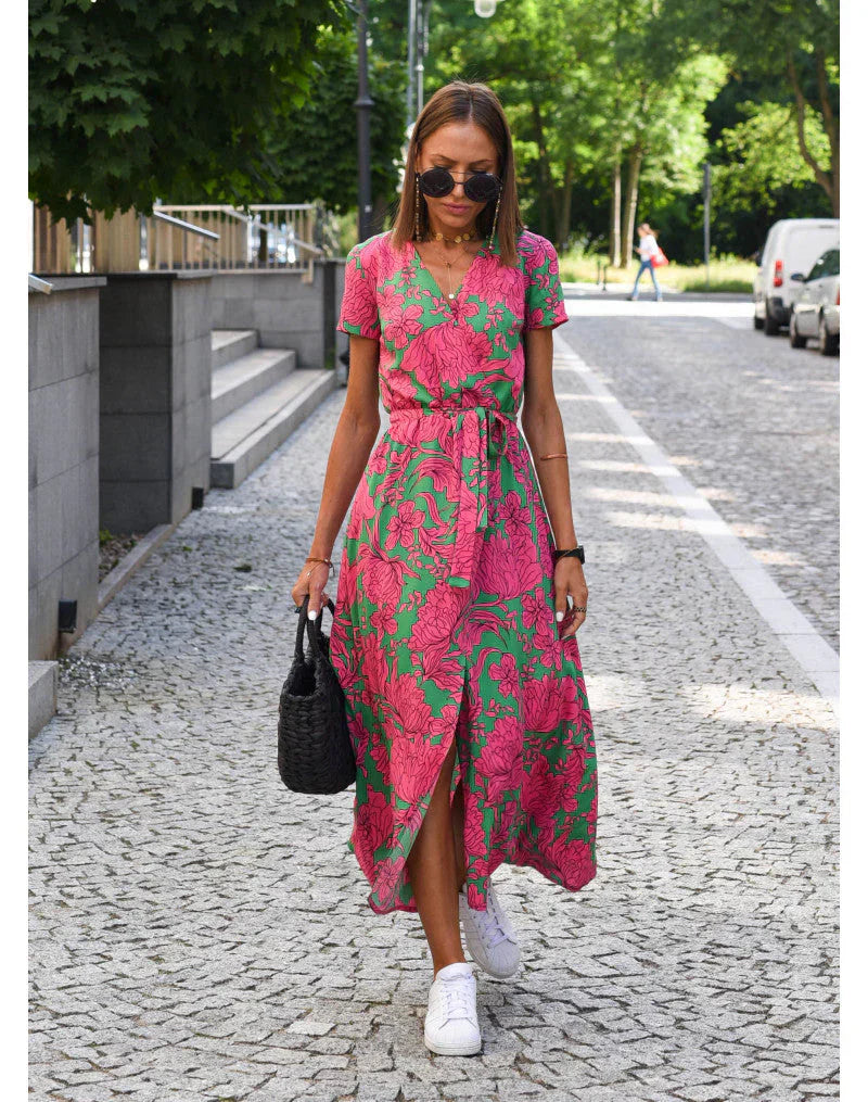 Sigrid Wrap Maxi Dress