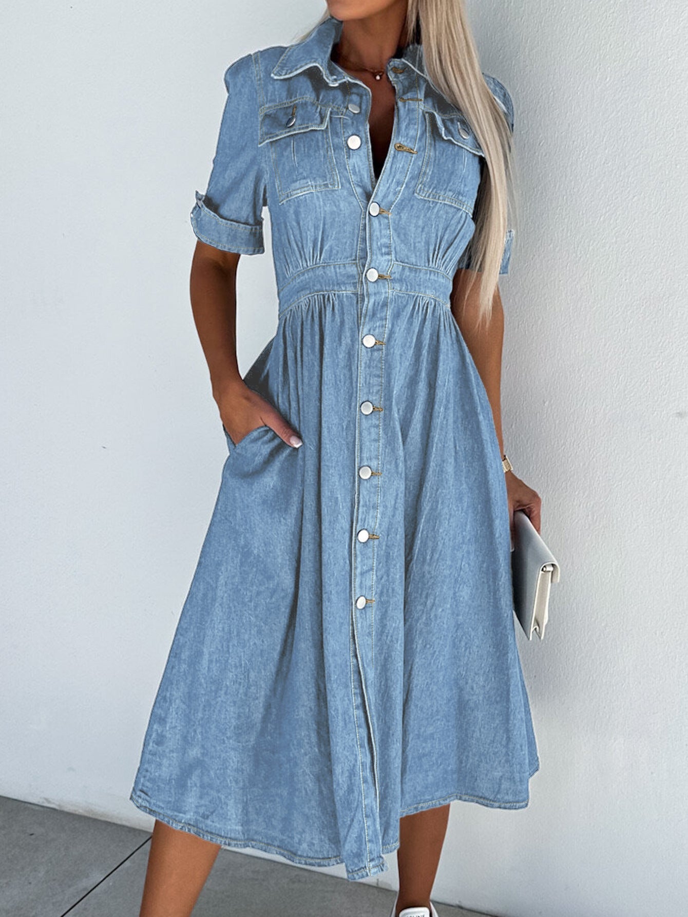 Ellen | Denim dress