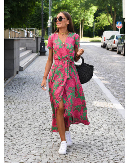 Sigrid Wrap Maxi Dress
