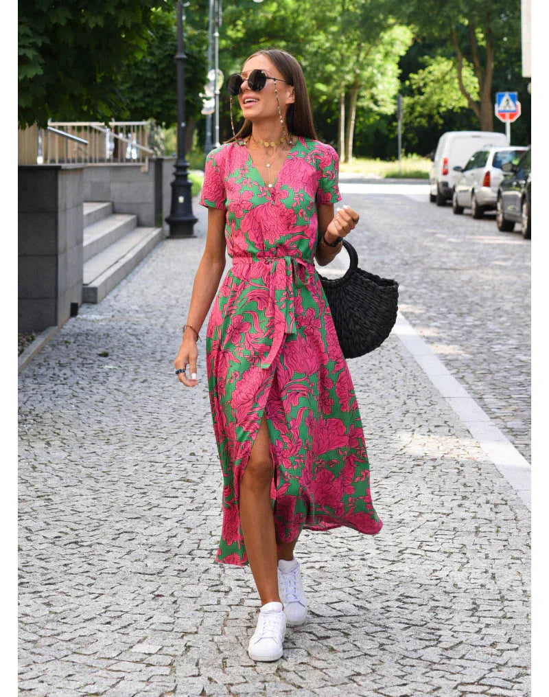 Sigrid Wrap Maxi Dress