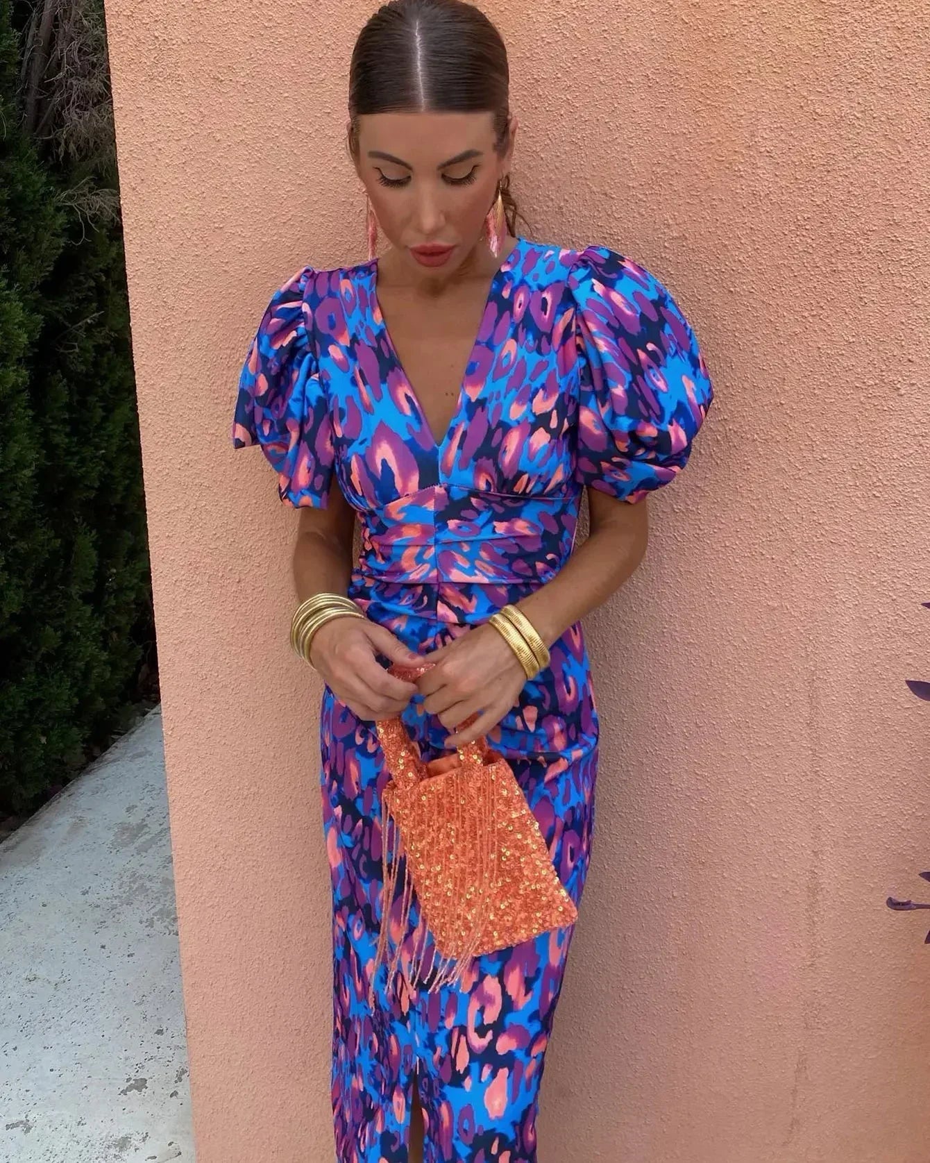 Anika Puff Sleeve Dress