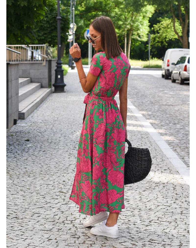 Sigrid Wrap Maxi Dress
