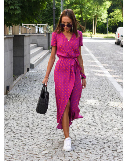 Sigrid Wrap Maxi Dress