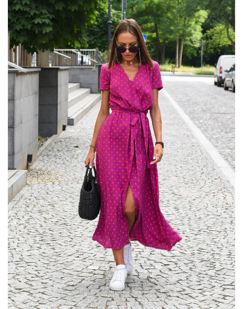 Sigrid Wrap Maxi Dress
