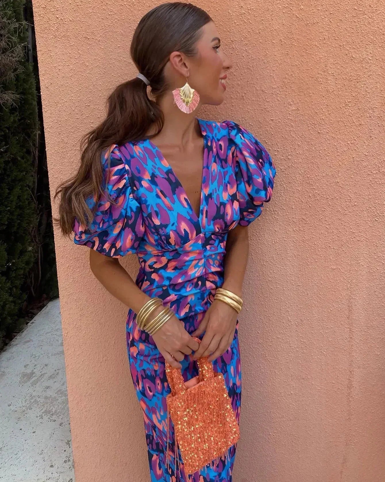 Anika Puff Sleeve Dress