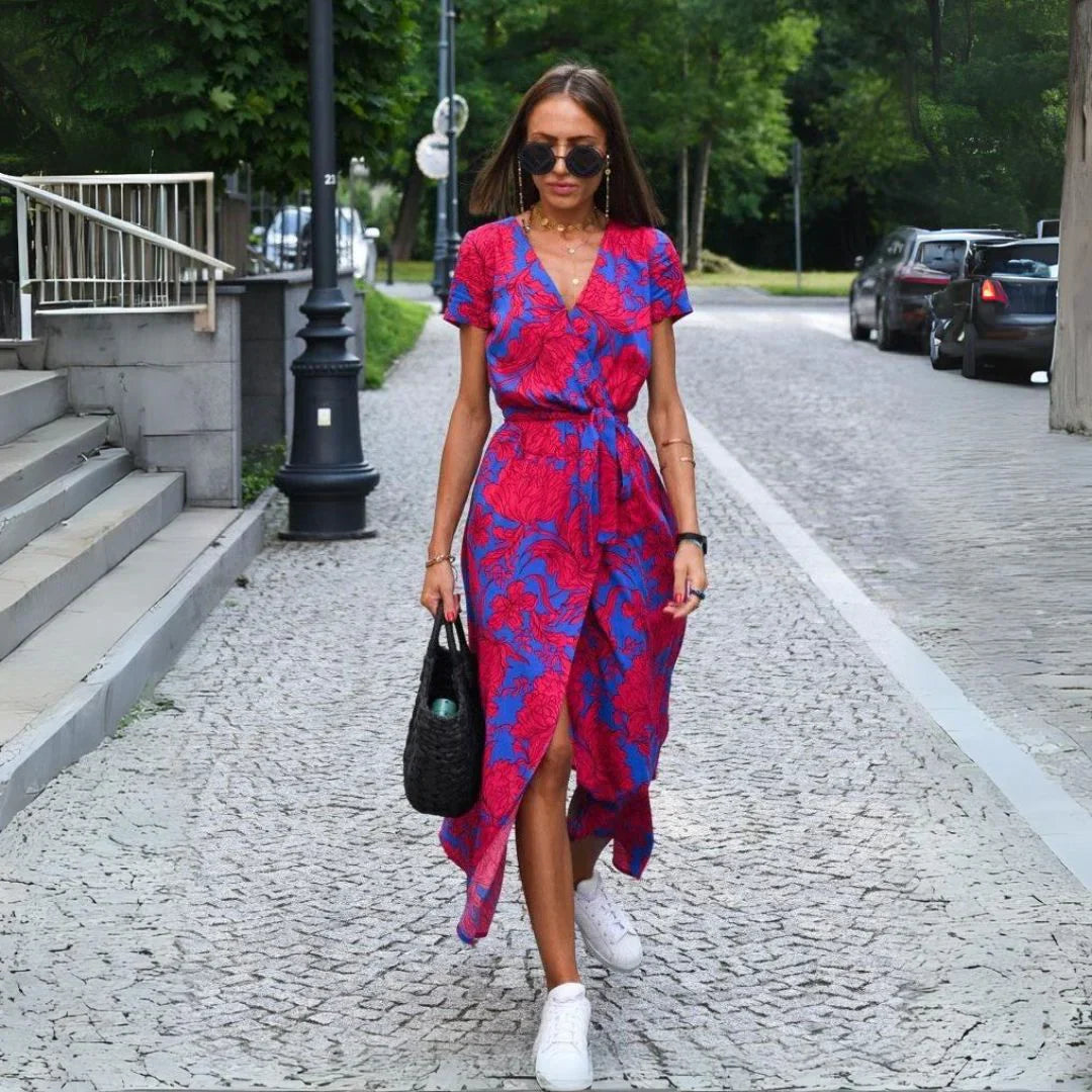 Sigrid Wrap Maxi Dress