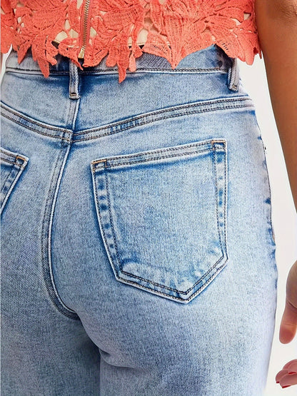 Ellyn | Cropped high waist Jeans