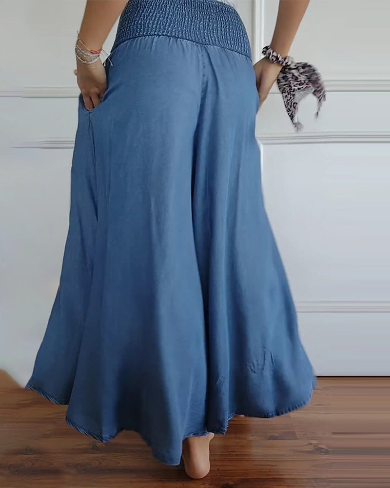 CORINE | Long Summer Skirt with Pockets!