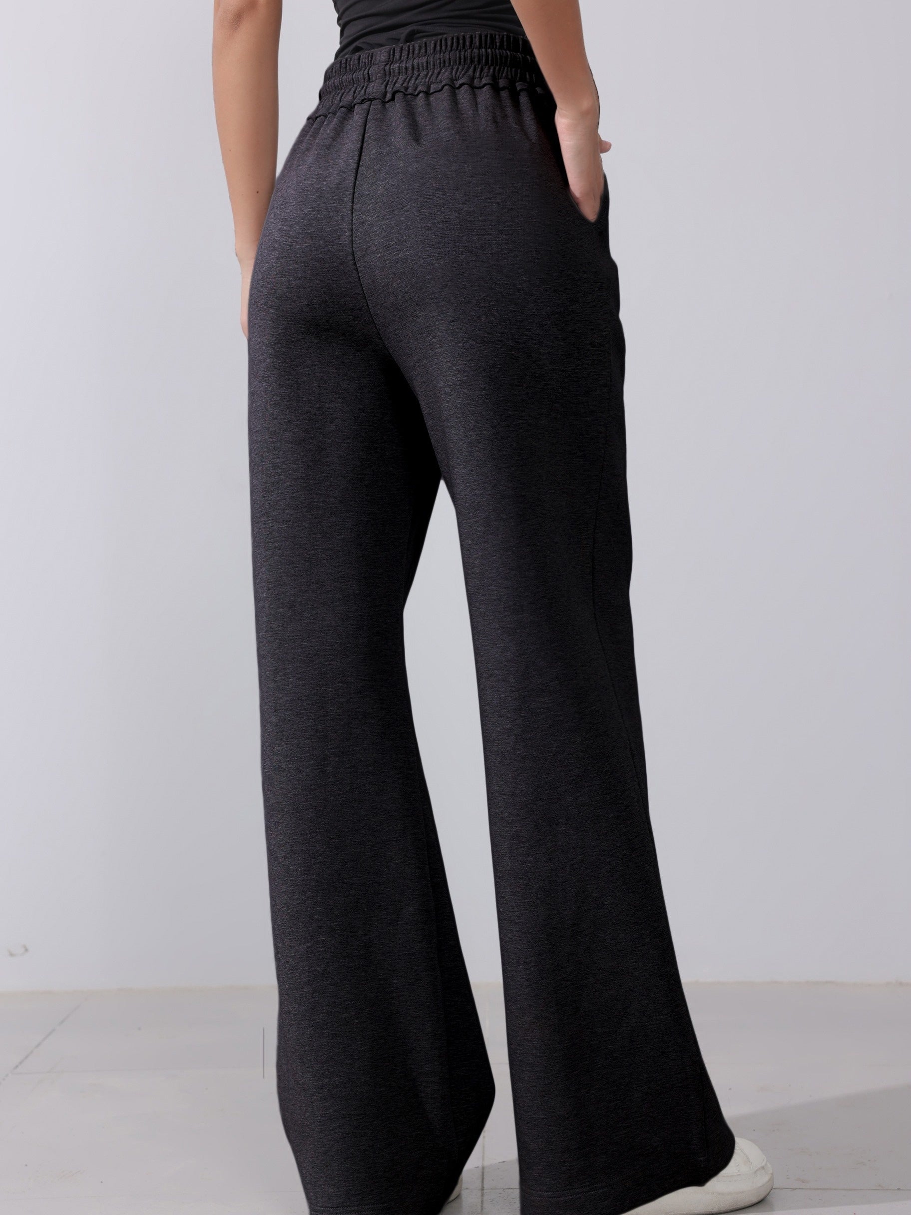 Anicia | Casual cotton piping trousers