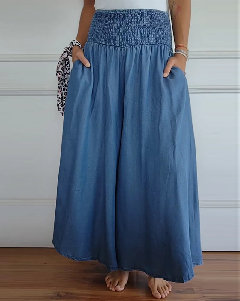 CORINE | Long Summer Skirt with Pockets!