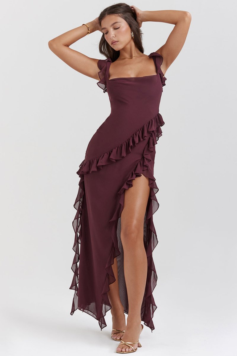 Noa | Dress with ruffles