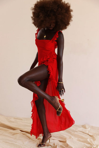 Noa | Dress with ruffles
