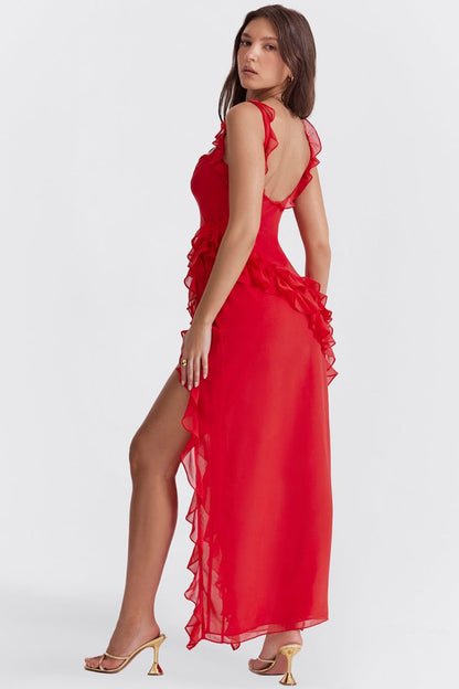 Noa | Dress with ruffles