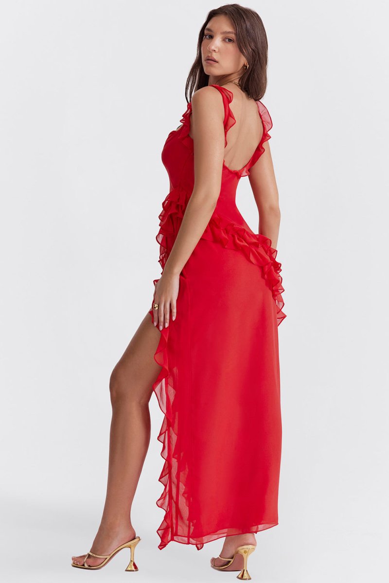 Noa | Dress with ruffles