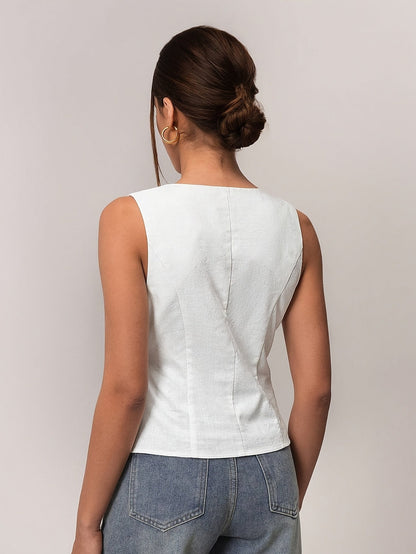 Nena | Wrap Top with bow detail