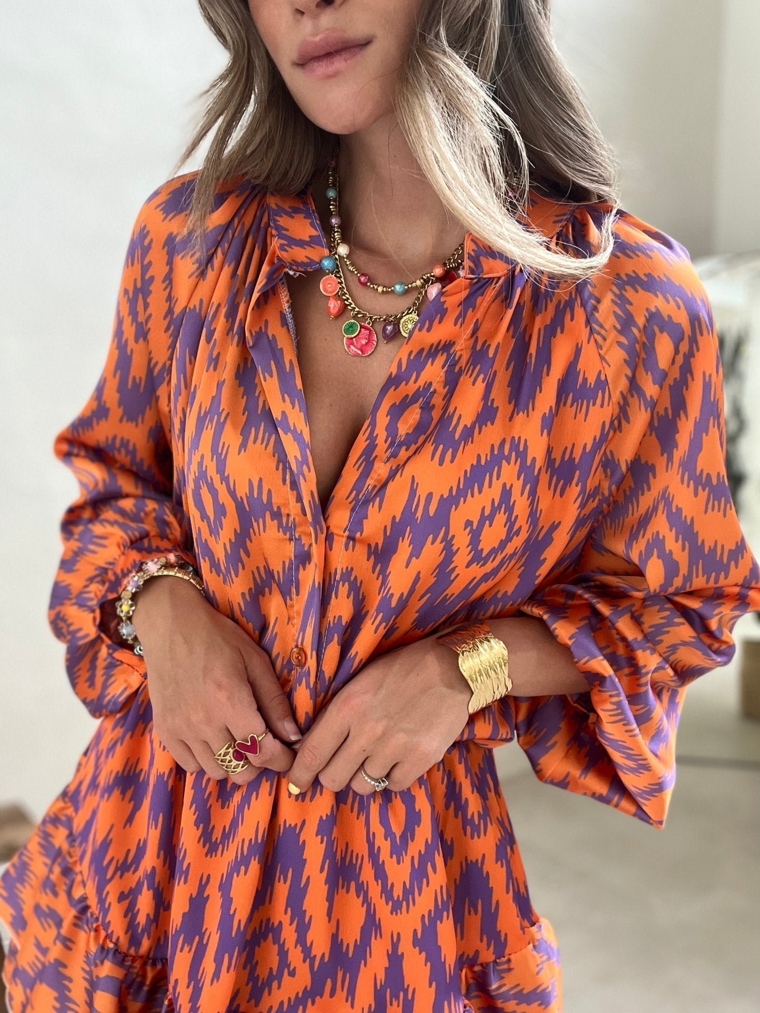 NAOMI | Printed summer dress